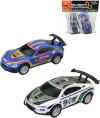 Autodráha Racing Collection 1:43 náhradní díl auto set 2ks modrá / bílá