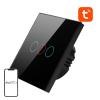 Avatto Smart Light Switch WiFi TS02-EU-B3 3 Way TUYA (black) Avatto Smart Light Switch WiFi TS02-EU-B3 3 Way TUYA (black)
