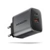 Axagon ACU-PQ67 GaN nabíječka do sítě 67W, USB-A + USB-C, PD3.0/PPS/QC4+/SFC2.0/Apple Axagon ACU-PQ67 GaN nabíječka do sítě 67W, USB-A + USB-C, PD3.0/PPS/QC4+/SFC2.0/Apple