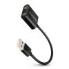Axagon ADA-12 USB - cable audio USB zvukovka s 15 cm kablíkem a kovovým tělem Axagon ADA-12 USB - cable audio USB zvukovka s 15 cm kablíkem a kovovým tělem