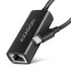 Axagon ADE-ARC, USB-C 3.2 Gen 1 - Gigabit Ethernet síťová karta, Realtek 8153, auto instal Axagon ADE-ARC, USB-C 3.2 Gen 1 - Gigabit Ethernet síťová karta, Realtek 8153, auto instal