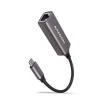 Axagon ADE-TRC, USB-C 3.2 Gen 1 - Gigabit Ethernet síťová karta, auto instal, titanově šedá Axagon ADE-TRC, USB-C 3.2 Gen 1 - Gigabit Ethernet síťová karta, auto instal, titanově šedá