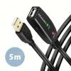 Axagon ADR-205, USB 2.0 A-M - A-F aktivní prodlužovací / repeater kabel, 5m Axagon ADR-205, USB 2.0 A-M - A-F aktivní prodlužovací / repeater kabel, 5m