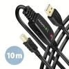 Axagon ADR-210B, USB A-B, 2.0 aktivní prodlužovací / repeater kabel, 10m Axagon ADR-210B, USB A-B, 2.0 aktivní prodlužovací / repeater kabel, 10m