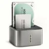 Axagon ADSA-DC, USB-C 5Gbps - 2x SATA 6G 2.5[34]/3.5[34] SSD/HDD CLONE DUAL dokovací stanice