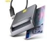 Axagon CRE-SM3TC, USB-C FlatReader čtečka kontaktních karet Smart card (eObčanka), kabel 1.2m Axagon CRE-SM3TC, USB-C FlatReader čtečka kontaktních karet Smart card (eObčanka), kabel 1.2m
