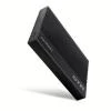 Axagon EE25-GTR, USB-C 10Gbps - SATA 6G 2.5[34] RIBBED box, černý