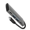 Axagon HMC-4G2, USB-C 3.2 Gen 2 10 Gb/s hub, porty 2x USB-A + 2x USB-C, kabel USB-C 13cm