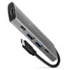 Axagon HMC-5G2, USB-C 3.2 Gen 2 10 Gb/s hub, porty HDMI 4K/60Hz + 2x USB-A + 2x USB-C, PD 1000W, kabel USB-C 13cm