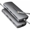Axagon HMC-8HLSA, USB 5Gbps hub, 3x USB-A, HDMI 4k/60Hz, RJ-45 GLAN, SD/microSD, audio, PD 100W, kabel USB-C 20cm Axagon HMC-8HLSA, USB 5Gbps hub, 3x USB-A, HDMI 4k/60Hz, RJ-45 GLAN, SD/microSD, audio, PD 100W, kabel USB-C 20cm