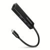 Axagon HMC-GL3A SUPERSPEED USB-C hub + gigabit LAN, černá