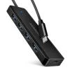 Axagon HUE-C1C cestovní čtyřportový USB-C 5Gbps hub/USB-C konektor pro externí napájení/kabel 19 cm Axagon HUE-C1C cestovní čtyřportový USB-C 5Gbps hub/USB-C konektor pro externí napájení/kabel 19 cm