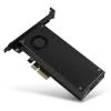 Axagon PCEM2-DC, PCIe x4 - M.2 NVMe M-key + SATA B-key slot adaptér, chladič, vč. LP