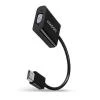 Axagon RVH-VGAN, HDMI - VGA AKTIVNÍ redukce / adaptér, FullHD, audio výstup, micro USB nap. konektor