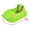 Baby Mix Plastové sáňky s opěradlem MINI zelené