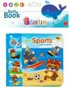 Bam Bam Baby knížka sport zvířátka pískací do vany na koupání pro miminko Bam Bam Baby knížka sport zvířátka pískací do vany na koupání pro miminko