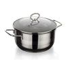 Banquet Hrnec 22cm se skl.poklicí 4l nerez MATTE NEW LINE indukce