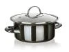 BANQUET Hrnec + skl.poklice pr.18cm 1,31l METALLIC Black