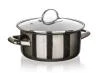 BANQUET Hrnec + skl.poklice pr.20cm 2l METALLIC Black BANQUET Hrnec + skl.poklice pr.20cm 2l METALLIC Black