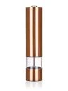 Banquet Mlýnek na koření elektrický 22cm COPPER akryl+nerez MĚĎ Banquet Mlýnek na koření elektrický 22cm COPPER akryl+nerez MĚĎ