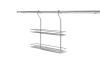 BANQUET Polička závěsná VARIELLA 2 patra 37x37x9cm Cr BANQUET Polička závěsná VARIELLA 2 patra 37x37x9cm Cr