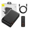 Baseus Cestovní nabíječka GaN2 Pro Quick 2x USB 2x USB-C, 100W, EU (černá)