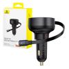 Baseus Nabíječka do auta Enjoyment Pro s kabelem lightning + USB-C , 55 W (černá)
