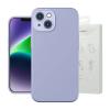 Baseus Pouzdro Liquid Silica Gel pro iPhone 14 Plus (levandulové) + tvrzené sklo + čisticí sada