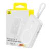 Baseus Powerbanka Magnetic Mini 10000mAh, Lightning 20W MagSafe (bílá)