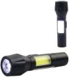 Baterka mini černá pracovní svítilna na dobíjecí baterii USB 2v1 Světlo