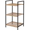 Bathroom Solutions Regál do koupelny bambus 3 police 38 x 32,5 x 70 cm