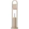 Bathroom Solutions WC sada ve stojanu 80 cm hnědá Bathroom Solutions WC sada ve stojanu 80 cm hnědá