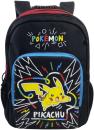 Batoh dětský školní velký Pokémon Pikachu černý na záda