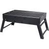 Bbq Gril na dřevěné uhlí skládací 43 x 29 x 23,5 cm černá