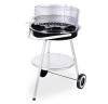 Bbq Zahradní gril na dřevěné uhlí chrom 47 x 75 cm Bbq Zahradní gril na dřevěné uhlí chrom 47 x 75 cm