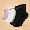 BeastPink Ponožky Midhigh 3Pack White Black Pink BeastPink Ponožky Midhigh 3Pack White Black Pink