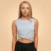 BeastPink Women‘s Breeze Cropped Top Dove BeastPink Women‘s Breeze Cropped Top Dove