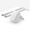 Belkin BOOST CHARGE™ 20W USB-C Power Delivery PPS nástěnná nabíječka + 1m USB-C na USB-C kabel, bílá Belkin BOOST CHARGE™ 20W USB-C Power Delivery PPS nástěnná nabíječka + 1m USB-C na USB-C kabel, bílá