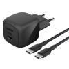 Belkin BOOST CHARGE™ 45W USB-C Power Delivery PPS nástěnná nabíječka + 1m USB-C na USB-C kabel, černá