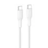 Belkin BOOST CHARGE PRO USB-C/USB-C kabel 240W, 2m, bílý - odolný Belkin BOOST CHARGE PRO USB-C/USB-C kabel 240W, 2m, bílý - odolný