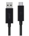 Belkin USB-C/USB-A 3.1 kabel, 0,9m, černý