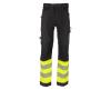 Bennon REFLECTOS Trousers black/yellow