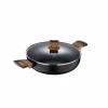 Bergner Pánev s nepřilnavým povrchem a poklicí 28 cm Earth Black Bergner Pánev s nepřilnavým povrchem a poklicí 28 cm Earth Black