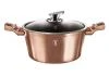 Berlingerhaus Kastrol s mramorovým povrchem a poklicí 24 cm Rosegold Metallic Line Berlingerhaus Kastrol s mramorovým povrchem a poklicí 24 cm Rosegold Metallic Line