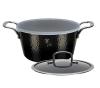 Berlingerhaus Kastrol s poklicí s titanovým povrchem 24 cm Shine Basalt Collection