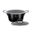 Berlingerhaus Kastrol s poklicí s titanovým povrchem 28 cm Shine Basalt Collection