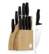 Berlingerhaus Sada nožů se stojanem BAMBOO 10 ks Matte Black Collection Berlingerhaus Sada nožů se stojanem BAMBOO 10 ks Matte Black Collection
