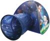 Bino Stan dětský s tunelem kosmonaut 165x95x85cm modrý
