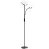 Blitzwolf Dvojitá stojací lampa s dálkovým ovládáním BlitzWill BWL-FL-0001, 36W (černá)