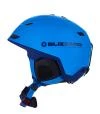 Blizzard Double blue matt/dark blue big logo lyžařská přilba